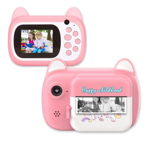 Feilok Camara Instantanea Para Niño 32 Gb Papel Impresion Hd