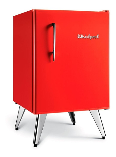 Heladera Minibar Whirlpool Wra09r3 Retro Roja 76l Clase A