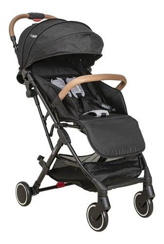 Carrinho De Bebe Passeio Compacto Kiddo Sprint Preto C Alça