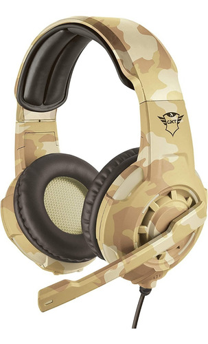 Auriculares gamer Trust GXT Radius GXT 310 desert camo