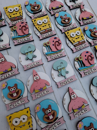 Souvenirs Personalizados Personajes Todas Las Tematicas X40u Bob Esponja