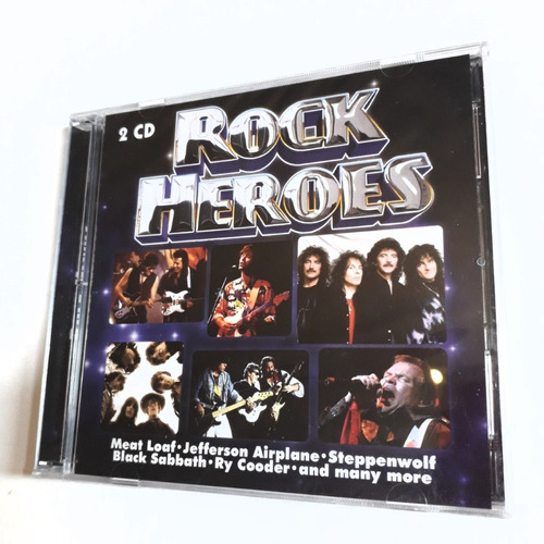 2 Cd  Rock Heroes   Black Sabbath, Ramones, Chicago  Sellado