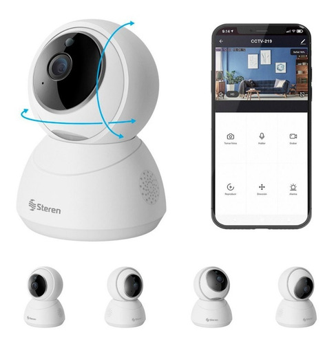 Imagen 10 de 10 de Camara De Seguiridad Wifi Ethernet Full Hd Steren Cctv-219