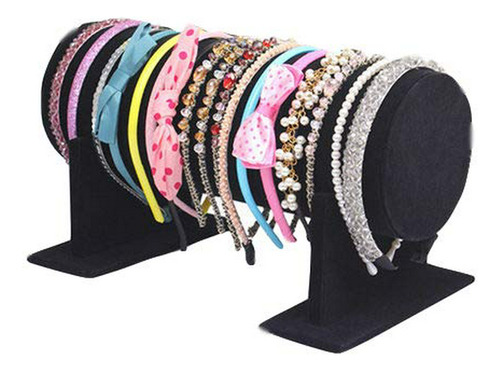 Yi-yi Velvet Hovering T-bar Desmontable Joyas Diadema Aro De