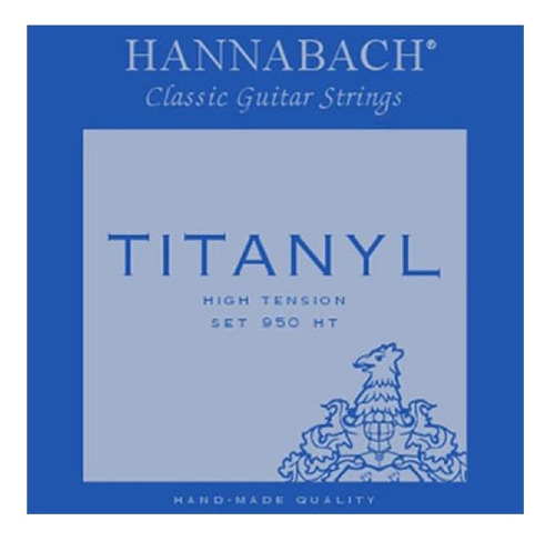 Encordado Guitarra Clasica Hannabach 950 Titanyl Tens. Alta