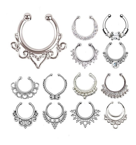 Septum Fake Pircing Nariz Falso