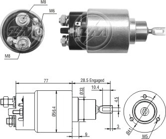 Solenoide O Automatico Mercedes Benz Clase A 160 Zm 1973