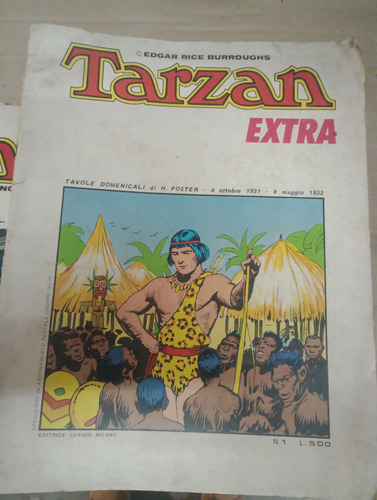 Revista Tarzan Extra En Italiano Efd Cenisio 1974