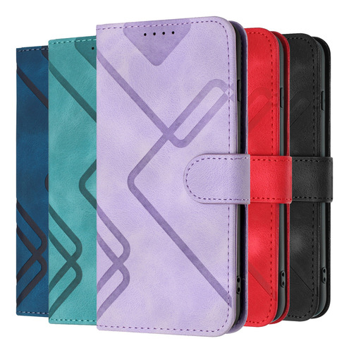 B Funda Tipo Cartera De Piel Con Tapa For Xiaomi Card Slot