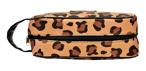 Imagen 5 de 5 de Neceser Organizador Cosmeticos Leopardo Animal Print