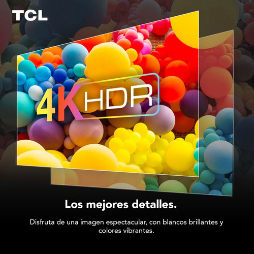 Imagen 2 de 12 de Led 43 Tcl 43p635 4k Hdr Smart Tv Google Tv