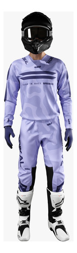 Conjunto Motocross Radikal Reflex Violeta 24