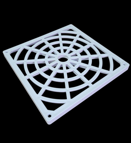 Embudo Pluvial Vertical 22x22cm Salida 110 Pvc Rej Reforzada
