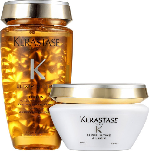 Kit Kérastase Elixir Ultime Shampoo 250ml + Máscara 200ml