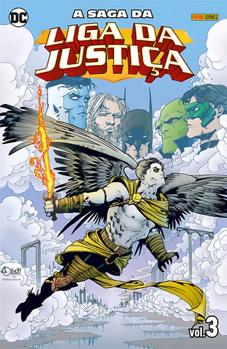 A Saga Da Liga Da Justiça Vol. 3, De Ariel Olivetti. Editora Panini, Capa Mole, Edição 1 Em Português