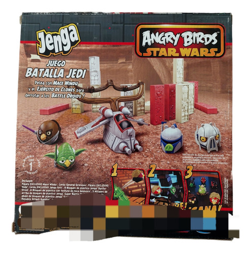 Juego Jenga Batalla Jedi De Angry Birds Star Wars (Usado)