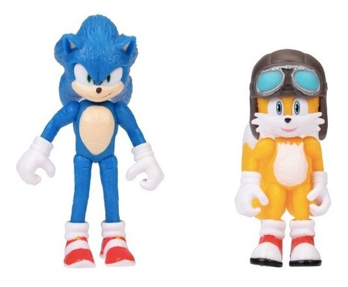 Imagen 3 de 5 de Sonic The Hedgehog 2. Avión Tornado + Sonic + Tails Original