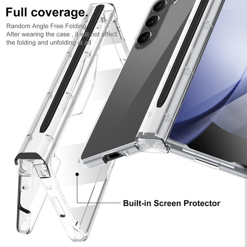Muy Buena Funda Para Samsung Zfold5/6, Funda Protectora Para Uso Rudo, Micrófono Y Bolígrafo
