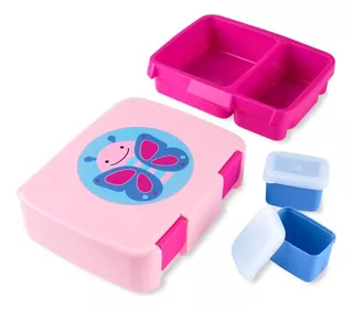 Lonchera Bento Box Zoo Butterfly Skip Hop, rosa