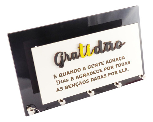 Porta Chaves E Cartas Gratidão É Quando A Gente Abraça