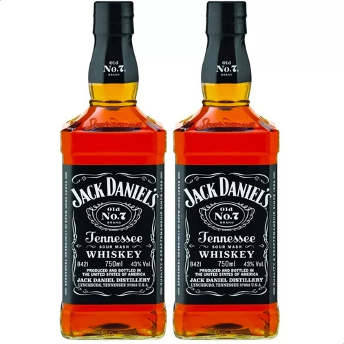 Whisky Jack Daniels Old No 7 Tennessee Pack X2 - 01almacen