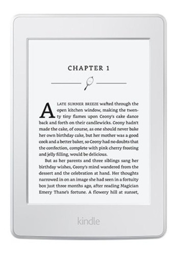 E-Reader Kindle Paperwhite 3 Gen 4GB branco com tela de 6" 300ppp