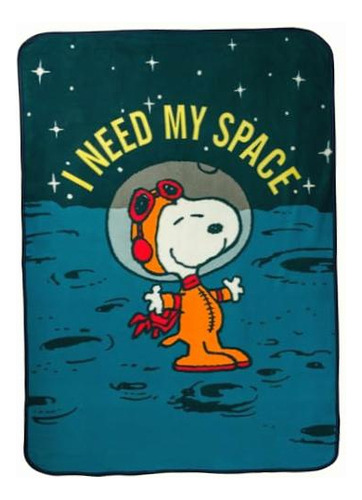 Silver Buffalo Peanuts Snoopy Need My Space Manta De Forro