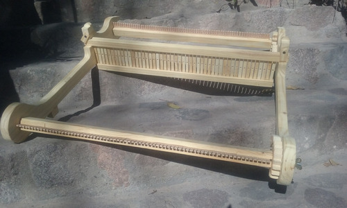 Telar María 150cm, Peines Grueso Y Semigrueso, Pie Y Navetas