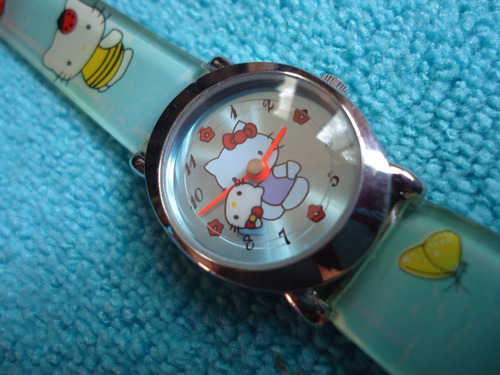 Hello Kitty Mini Reloj Retro Vintage Para Dama