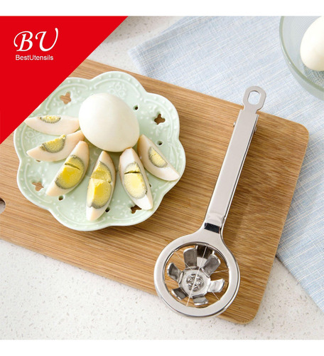 Best Utensils - Cortador De Huevos De Acero Inoxidable, Divi