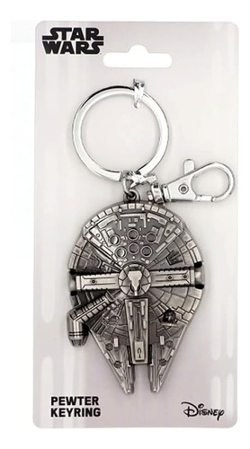 Llavero Star Wars Disney Pewter Keyring Milenario Original