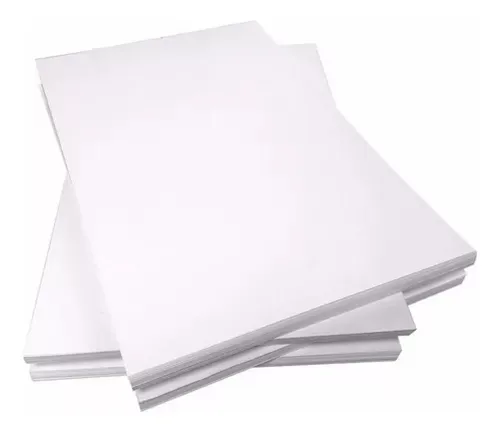 Pack X5 Cartón Pulpa Basik Blanco 450 Gr 70 X 100 Cm
