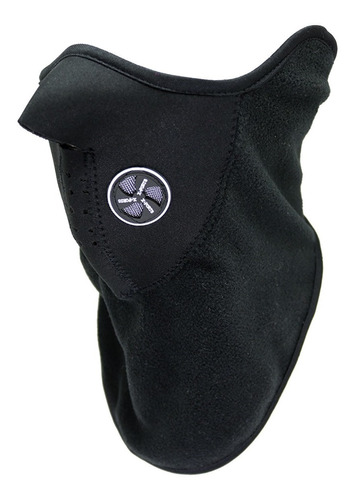 Mascara Neoprene Moto Bici Cuatri Color Negro Ventilacion