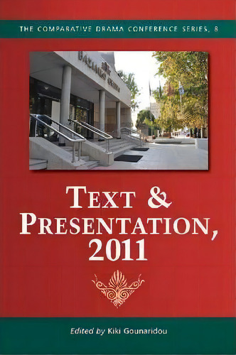 Text & Presentation, 2011, De Kiki Gounaridou. Editorial Mcfarland & Co Inc, Tapa Blanda En Inglés