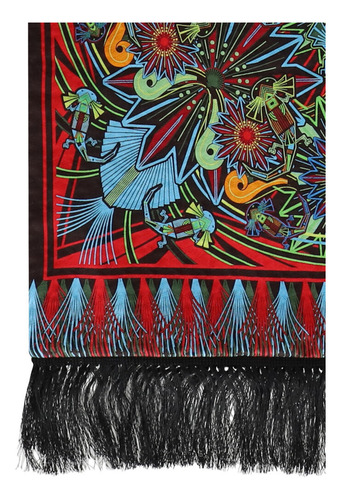 Chalina Con Terciopelo Ajolotes Color Verdechctaj