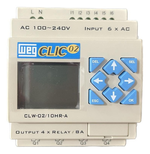 Clw02 10hr-a 3rd Clp Clic02 Weg 6 Entradas/4 S Rele 100-220v