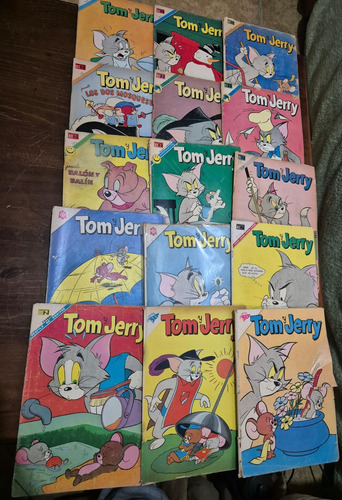 Tom Y Jerry Comics Novaro Tamaño Grande Varios Números (Usado)