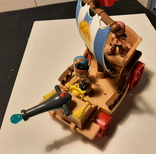 Jake Barco Pirata VehĂculo Navegante + Accesorios Y Sonido (Usado)