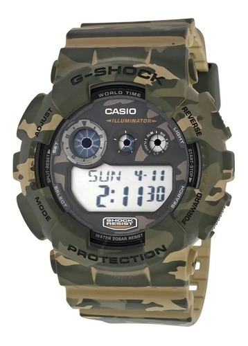 Relógio Casio G-shock Gd-120cm-5dr Resistente A Choques