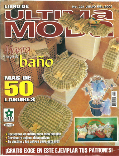 Revista Última Moda No. 231 | Manta Y Juegos De Baño 