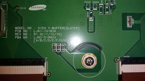 Placa Buffer Samsung Pl51e490b1g