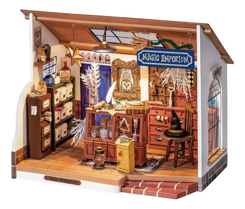 Kiki's Magic Emporium, Casita Miniatura Robotime, Puzzle 3d