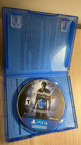 Uncharted 4: A Thief's End Ed. Estándar Ps4 Físico (Usado)