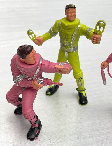 Tom Corbett Space Cadet Figuras Plástico Duro Marx Vintage (Usado)