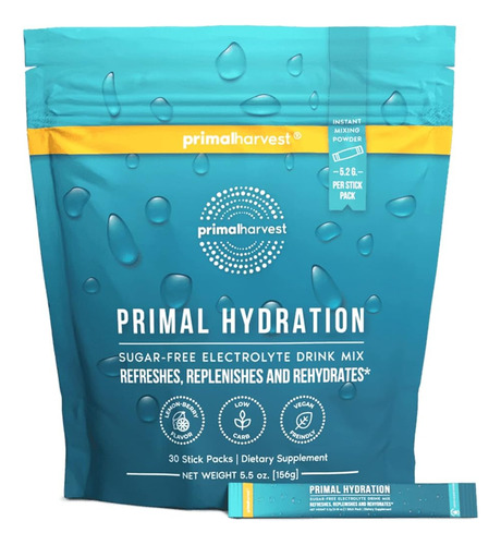 Paquetes De Electrolitos En Polvo Primal Hydration De Primal
