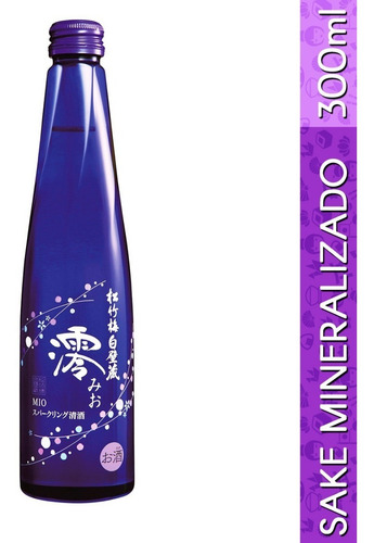 Imagen 2 de 4 de Sake Mio Sparkling (sake Mineralizado) 300ml