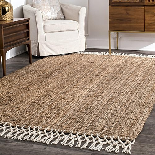 Nuloom Raleigh Hand Woven Wool Area Rug, 3' X 5', Natural