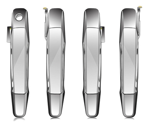 Manija De Puerta Exterior Delantera Trasera Para Chevy Silve