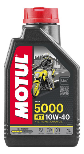 Aceite 10w40 Motul 5000 Semi-sintetico 4t X1lt 