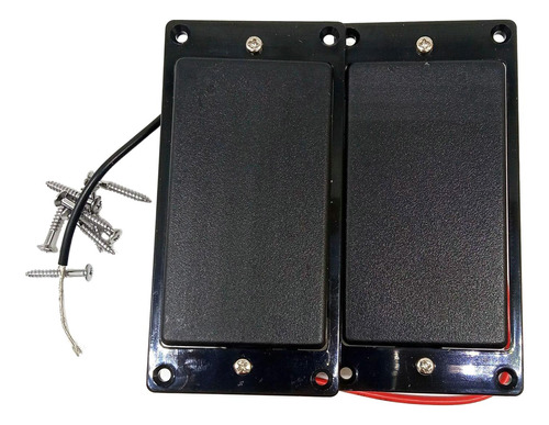 2pcs Profesional Negro Sellado Humbucker Pickup Set Apto